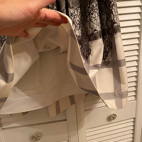 Tibi midi skirt with lace print - Picture 2 of 4